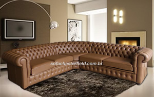 sofa chesterfield de-canto bege