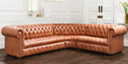 sofa chesterfield de canto